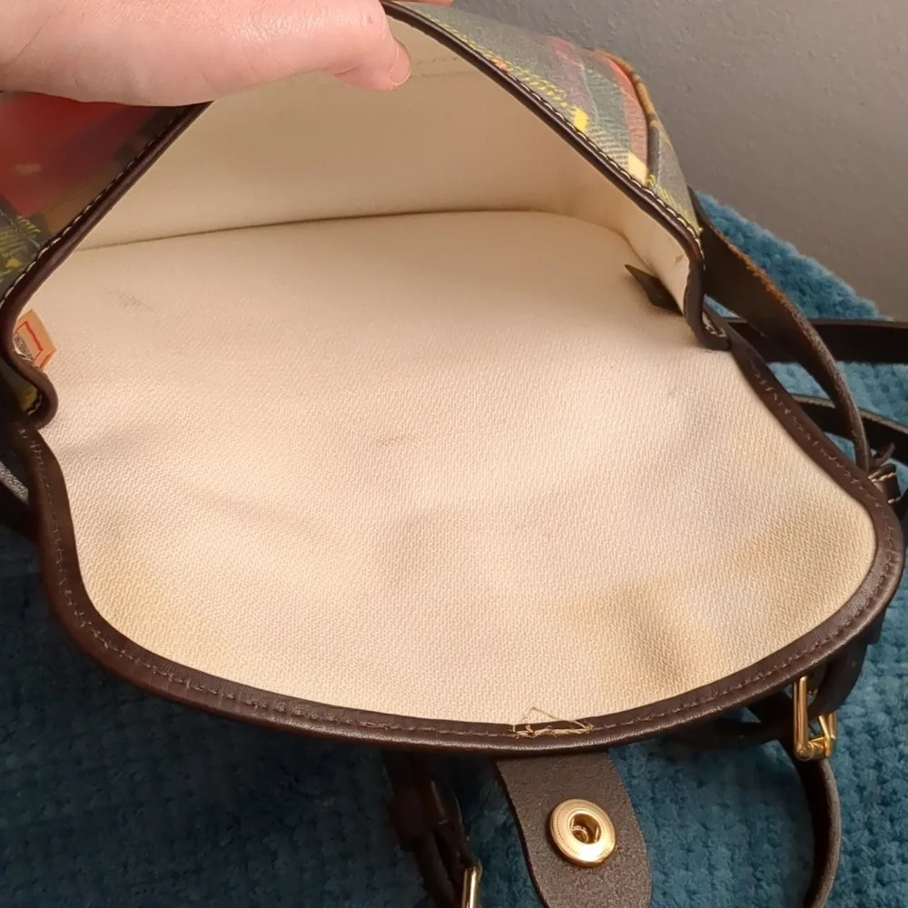 Dooney & Bourke Madras Picnic Lady Bug Crossbody - Picture 4 of 8